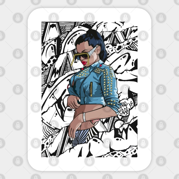 The Fashion One Sticker by BokkaBoom